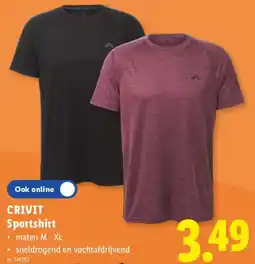 Lidl Crivit sportshirt aanbieding