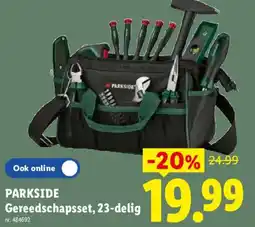 Lidl Gereedschapsset aanbieding