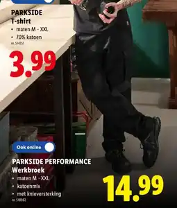 Lidl Parkside t-shirt aanbieding