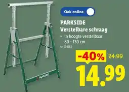 Lidl Verstelbare schraag aanbieding