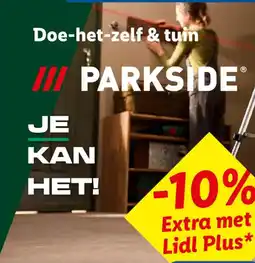 Lidl Doe-het-zelf & tuin Parkside aanbieding