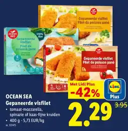 Lidl Ocean sea gepaneerde visfilet aanbieding
