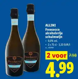 Lidl Freeseco schuimwijn aanbieding