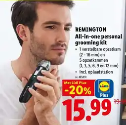 Lidl Remington all-in-one personal grooming kit aanbieding