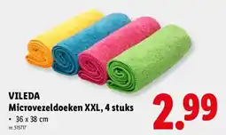 Lidl Vileda microvezeldoeken xxl aanbieding