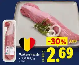 Lidl Varkenshaasje aanbieding