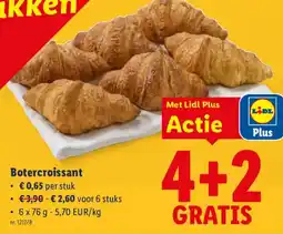 Lidl Botercroissant aanbieding