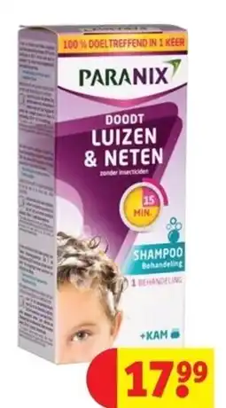 Kruidvat Paranix doodt luizen & neten aanbieding