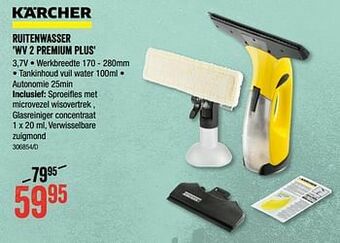 HandyHome Kärcher ruitenwasser wv 2 premium plus aanbieding