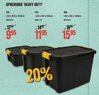 HandyHome Opbergbox heavy duty aanbieding