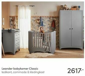 Baby & Tiener Leander babykamer classic aanbieding