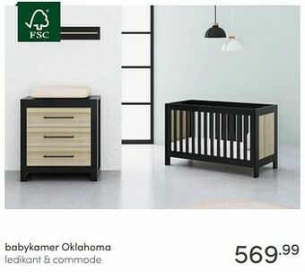 Baby & Tiener Babykamer oklahoma aanbieding