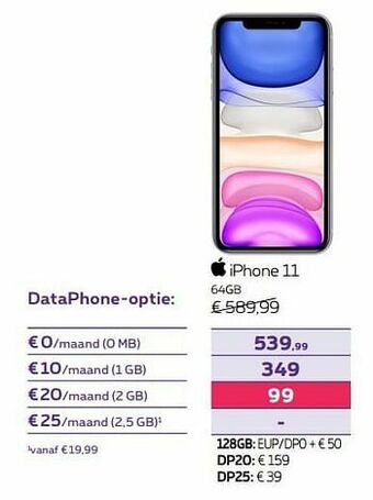 Proximus Apple iphone 11 64gb aanbieding