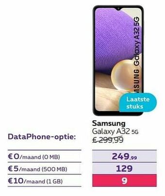 Proximus Samsung galaxy a32 5g aanbieding