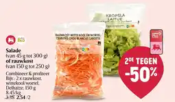 Delhaize Salade aanbieding