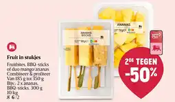 Delhaize Fruit in stukjes aanbieding