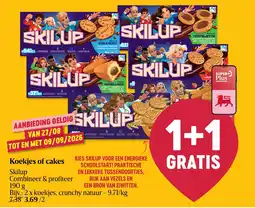 Delhaize Skilup koekjes of cakes aanbieding