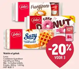 Delhaize Wafels of gebak aanbieding