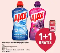 Delhaize Geconcentreerd reinigingsproduct Ajax aanbieding
