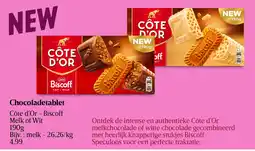 Delhaize Chocoladetablet Côte d'Or - Biscoff aanbieding