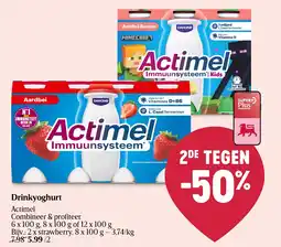Delhaize Drinkyoghurt Actimel aanbieding