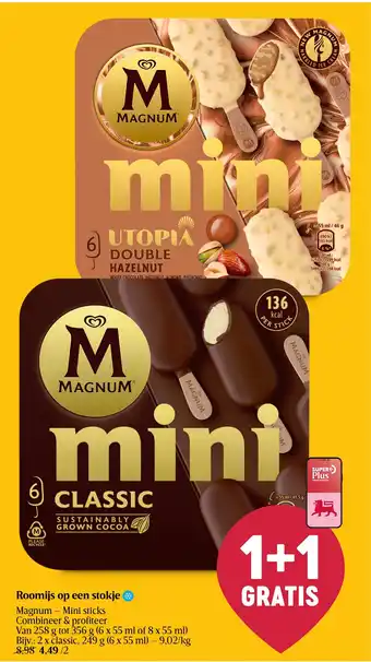Magnum - Mini Sticks Roomijs op een Stokje