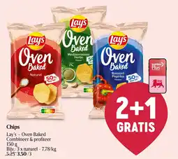 Delhaize Chips Lay's Oven Baked aanbieding