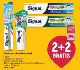 Delhaize Tandpasta of tandenborstel aanbieding