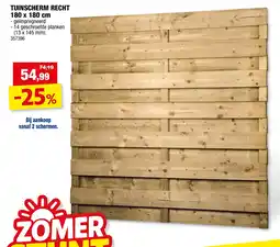 Hubo Tuinscherm recht aanbieding