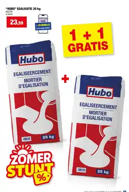 Hubo Hubo egaliseer cement aanbieding