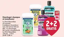 Delhaize Douchegel, shampoo of mondwater aanbieding