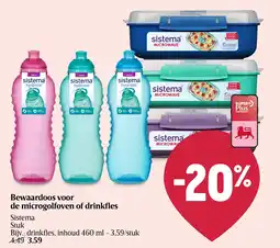 Delhaize Bewaardoos voor de microgolfoven of drinkfles aanbieding
