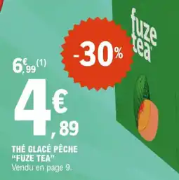 E.Leclerc Thé glacé pêche fuze tea aanbieding