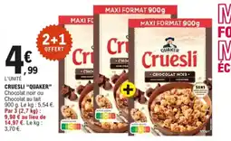 E.Leclerc Cruesli Quaker aanbieding