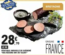 E.Leclerc Véritable andouille de guémené aanbieding