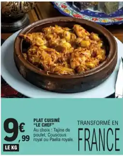 E.Leclerc Plat cuisiné le chef aanbieding