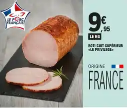 E.Leclerc Roti cuit supérieur aanbieding
