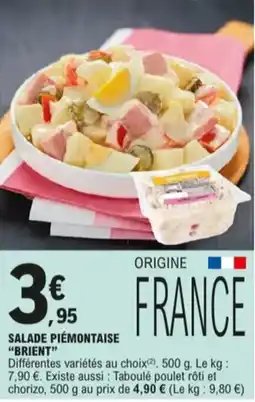 E.Leclerc Salade piémontaise brient aanbieding