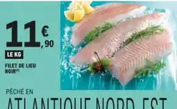 E.Leclerc filet de lieu noir aanbieding