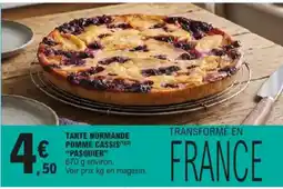 E.Leclerc Tarte normande pomme cassis aanbieding