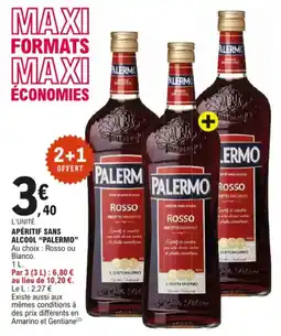 E.Leclerc apéritif sans alcool palermo aanbieding