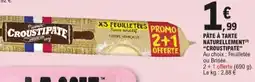 E.Leclerc Pâte à tarte naturellement croustipate aanbieding