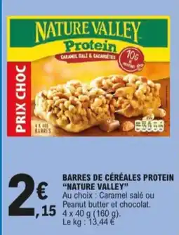 E.Leclerc Barres de céréales protein nature valley aanbieding