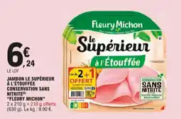 E.Leclerc Jambon le supérieur à l'étouffée aanbieding