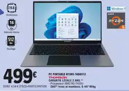 E.Leclerc pc portable n15r5-16dg512 thomson aanbieding