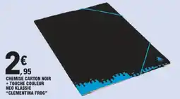 E.Leclerc Chemise carton noir aanbieding