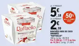 E.Leclerc Bouchées noix de coco amandes raffaello aanbieding