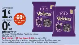 E.Leclerc Bonbons 1912 aanbieding