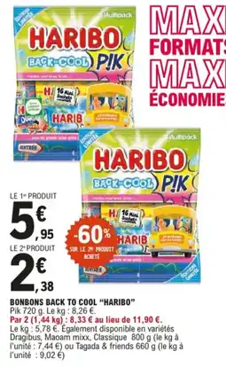 E.Leclerc Bonbons back to cool haribo aanbieding