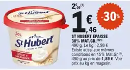 E.Leclerc St Hubert epaisse aanbieding